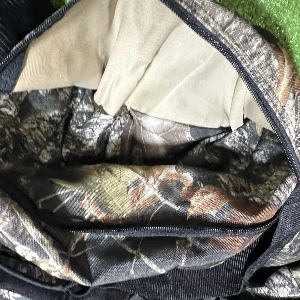 Vintage‎ Y2K Mossy Oak Break Up Duffle Bag XXL HUGE rucksack Backpack 46X25